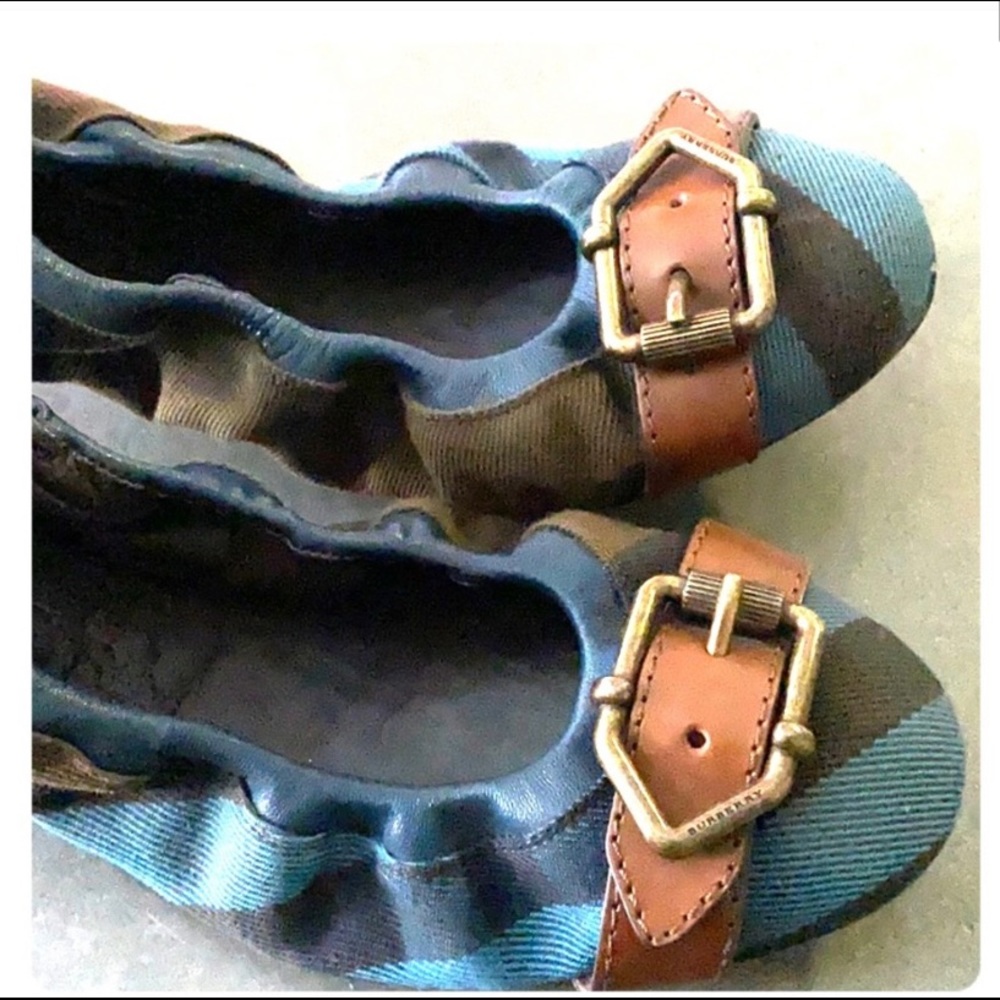 Burberry flats - Blue - RARE